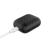 Wholesale Airpod (2 / 1) Honeycomb Mesh Sports Cover Skin for Airpod Charging Case (Black Black)